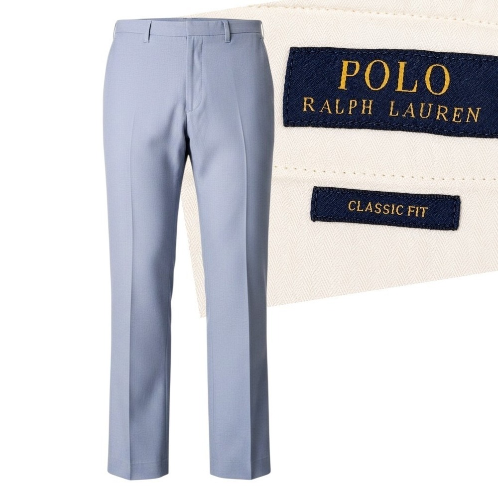 Polo Ralph Lauren lightweight Chinos Men's Dress Pants Blue Trousers 38x30